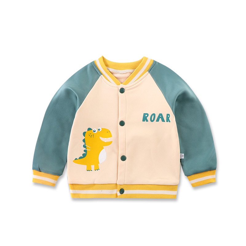 Jaket Bisbol Anak Bayi Perempuan Laki Laki Import Model Kancing Jacket Baseball Tebal Fashion 6 12 Bulan 1 2 3 Tahun