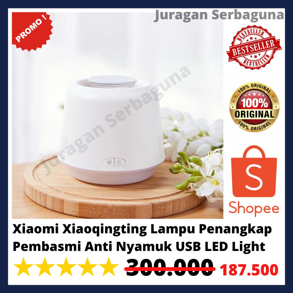 Xiaomi Xiaoqingting Lampu Penangkap Pembasmi Anti Nyamuk USB LED Light