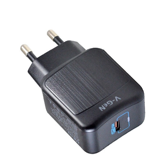 Adaptor Charger V-GeN VTC1-10 Super Fast Charging QC 4.0 PD Type C 27W