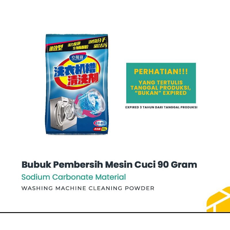 Bubuk Pembersih Mesin Cuci - Deep Cleaning Washing Machine Cleaner