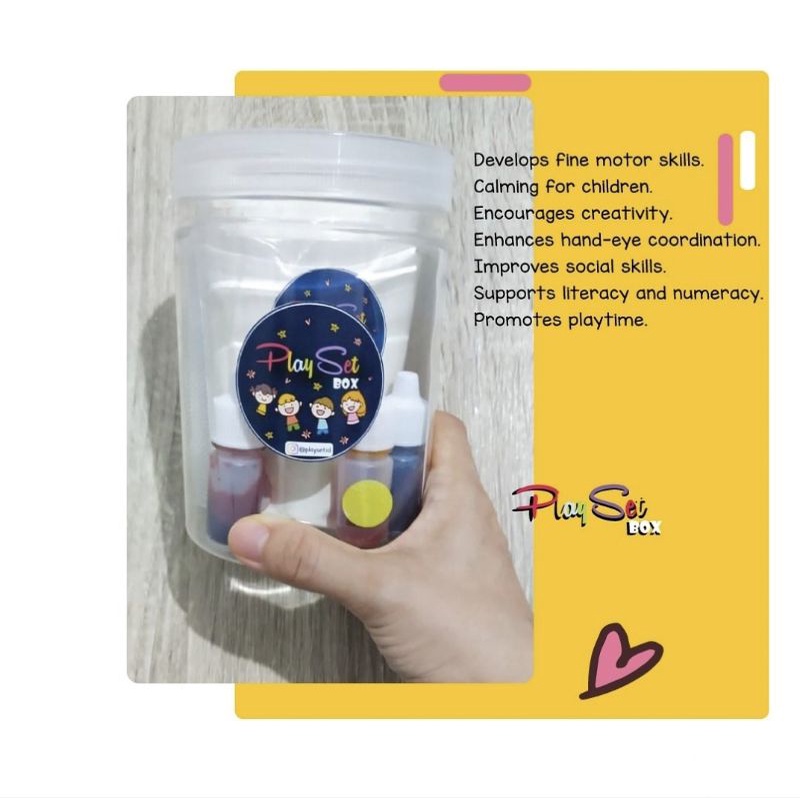 DIY Playdough kit - aktivitas anak membuat playdough homemade belajar warna dan sensori play set