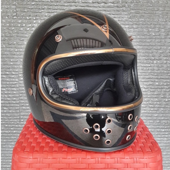 Helm cakil gringo gringgo fino model cafe racer bobber style tt n co bullit bell star