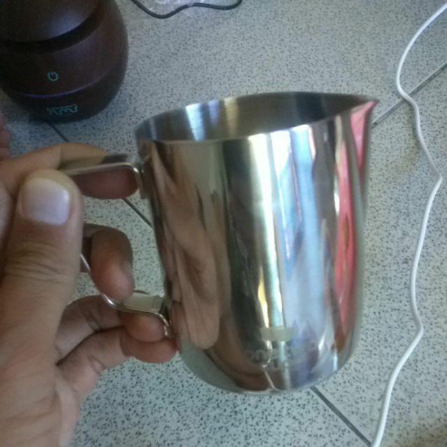 One Two Cups Gelas Pitcher Kopi Espresso Latte Art - J068