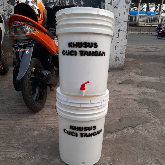 Ember kran polos untuk CUCI TANGAN  20-25 liter