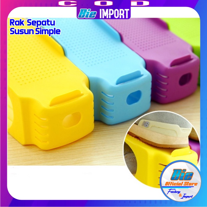 Rak Sepatu 2 Susun Portable Impor Best Seller