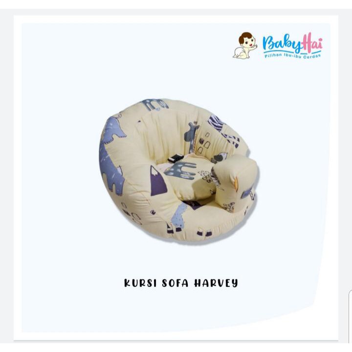 Promo !! TERBARU!!  BABY HAI Sofa Bayi Harvey - Sofa Belajar Duduk Bayi + Penahan -  sofa baby harvey - sofa