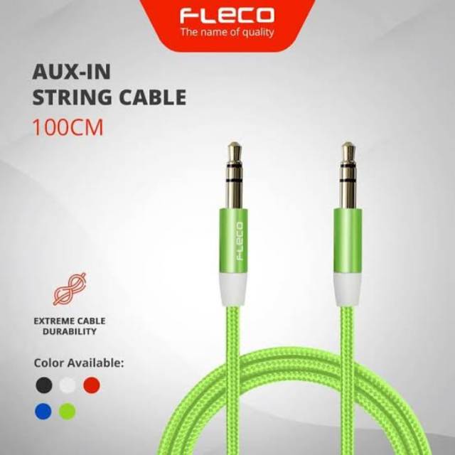 Jual Kabel Aux String Audio In Fleco Shopee Indonesia