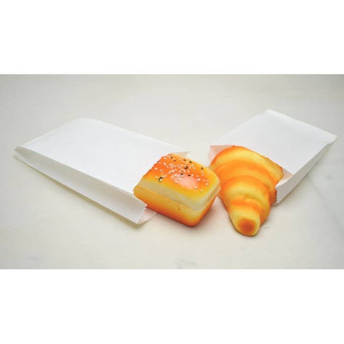 

Paperbag Flat Kantong Kertas Putih 11x4x19 (S) Donat Kue Gorengan