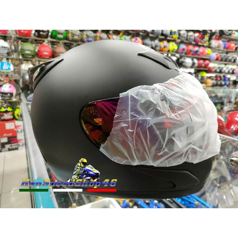 Terlaris Helm Full Face Brand Jpn Jap Style Racing Sport Motogp Tanduk Hitam Doff Matt