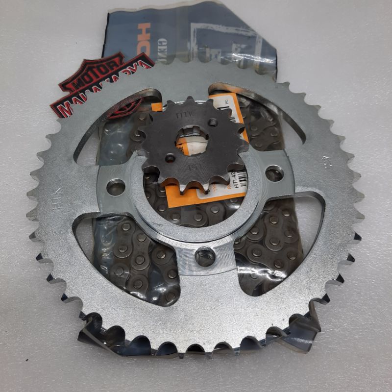 GEARSET GIRSET GEAR PAKET RANTAI GL PRO NEOTEK MEGAPRO LAMA