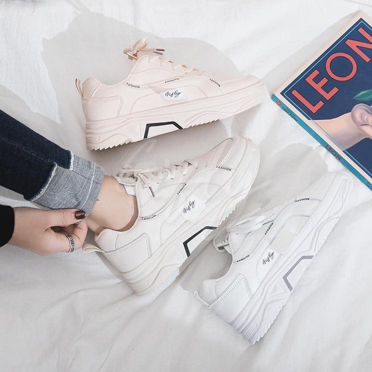 JMurah V ♪ GIFLY Delian Sepatu Sneakers Wanita Import 689 VHMurah V ♪ (Harga Murah)