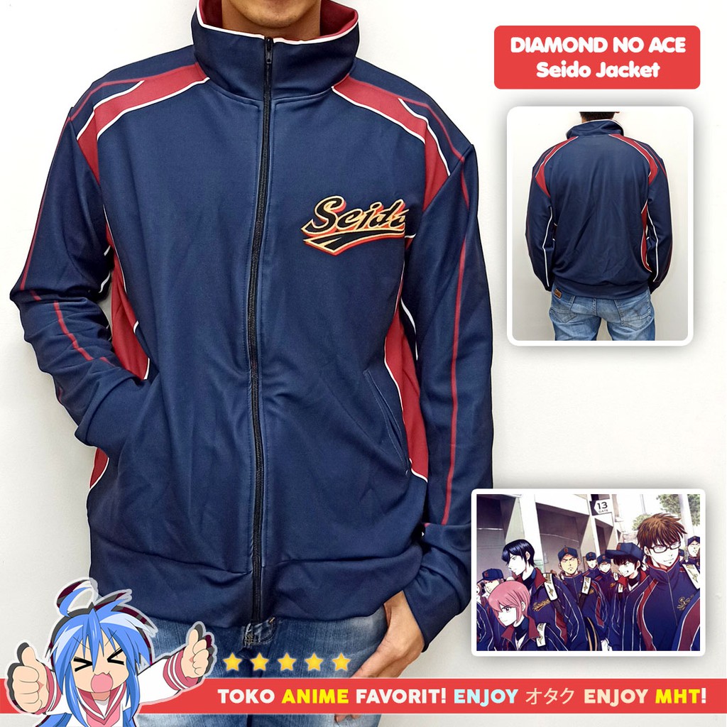 Jaket Anime Diamond no Ace Seido Kostum Cosplay