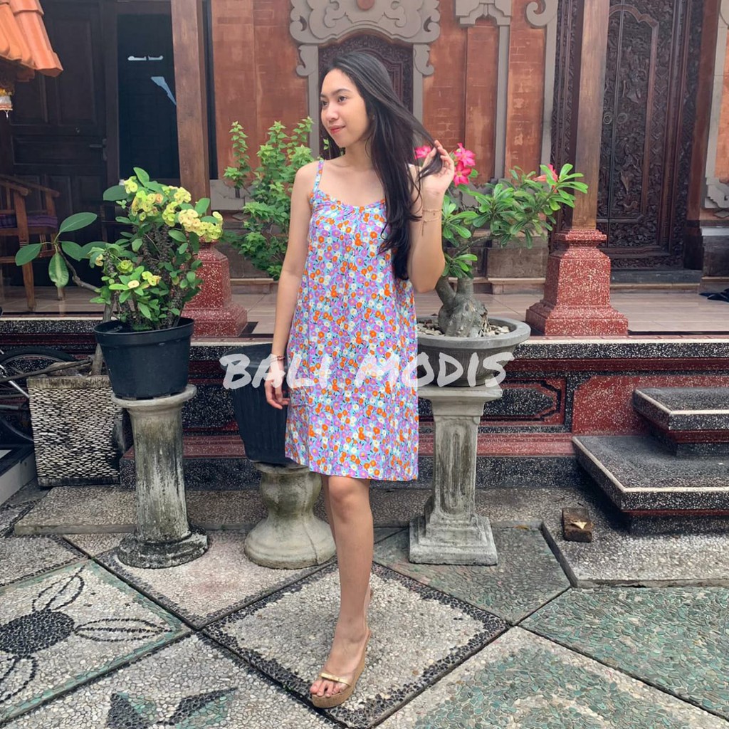 DRESS TALISA PENDEK MOTIF BALI