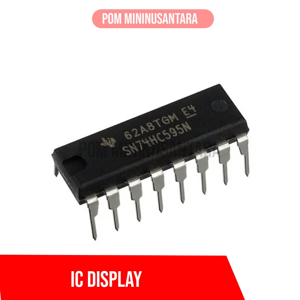 ARSIP Sparepart Pom Mini - Ic SN74HC595 Ic Display Pom Mini Pertamini