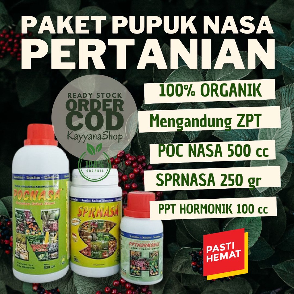 Paket Pupuk NASA Untuk Budidaya Bawang Merah, Bawang Putih, Bawang Bombay, Daun Bawang, Sayuran / Pu