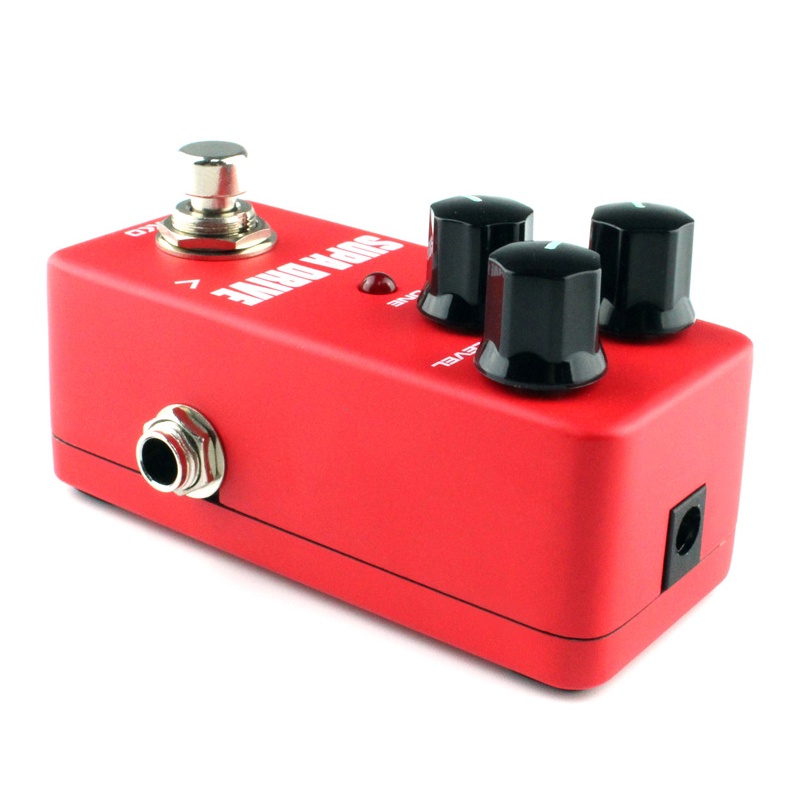 Tuner Pedal Efek Gitar Bass Elektrik Mini 2 Warna Bahan Full Metal