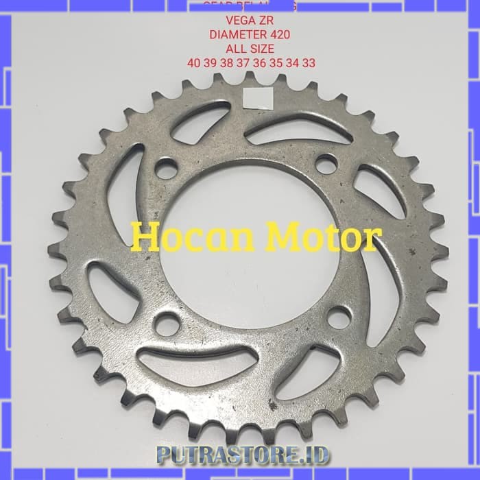 GEAR GIR BELAKANG 420 VEGA ZR JUPITER Z NEW SALIB SIZE 33 - 40