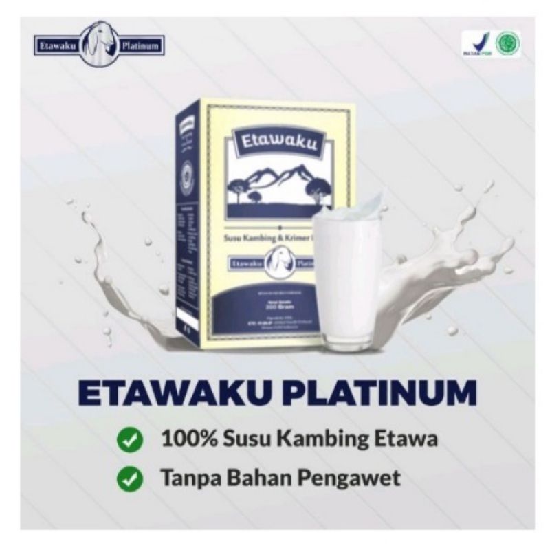 

Etawaku Platinum Krimer Bubuk Susu Kambing Provit Etawa Bebas Pengawet Rendah Gula Tingkatkan Imunitas Daya Tahan Tubuh