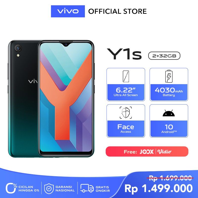 VIVO Y1s Ram 2/32GB