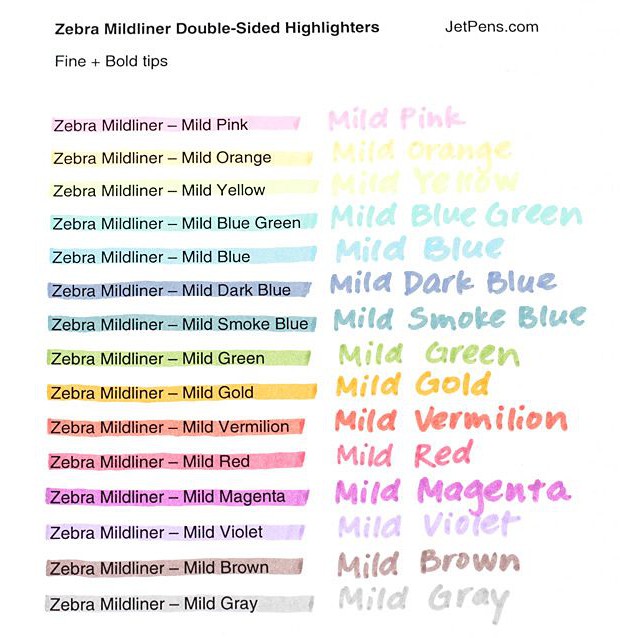 

mdn BRUSH PEN MILDLINER ZEBRA SPIDOL PULPEN KALIGRAFI KUAS MARKER DOUBLE SIDED 2 SISI HIGHLIGHTER