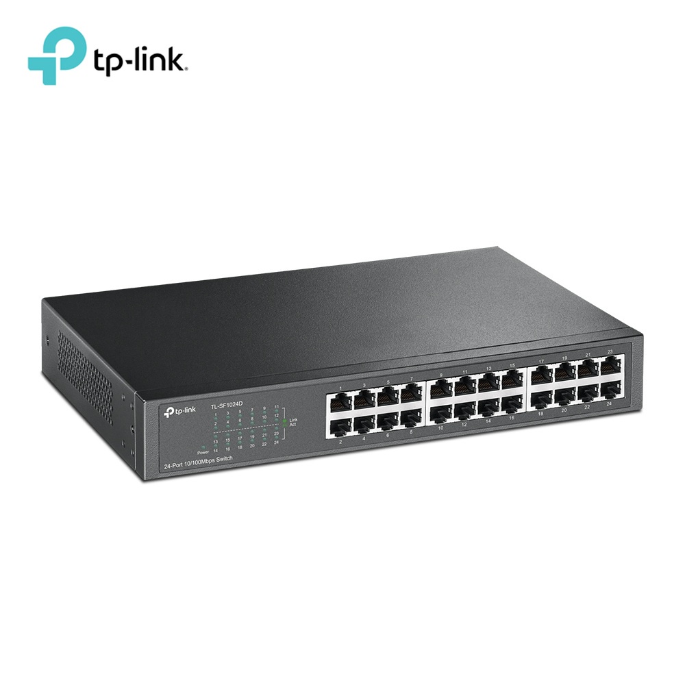 TP-Link TL-SF1024D Desktop Rackmount Switch Hub Internet 24 Port