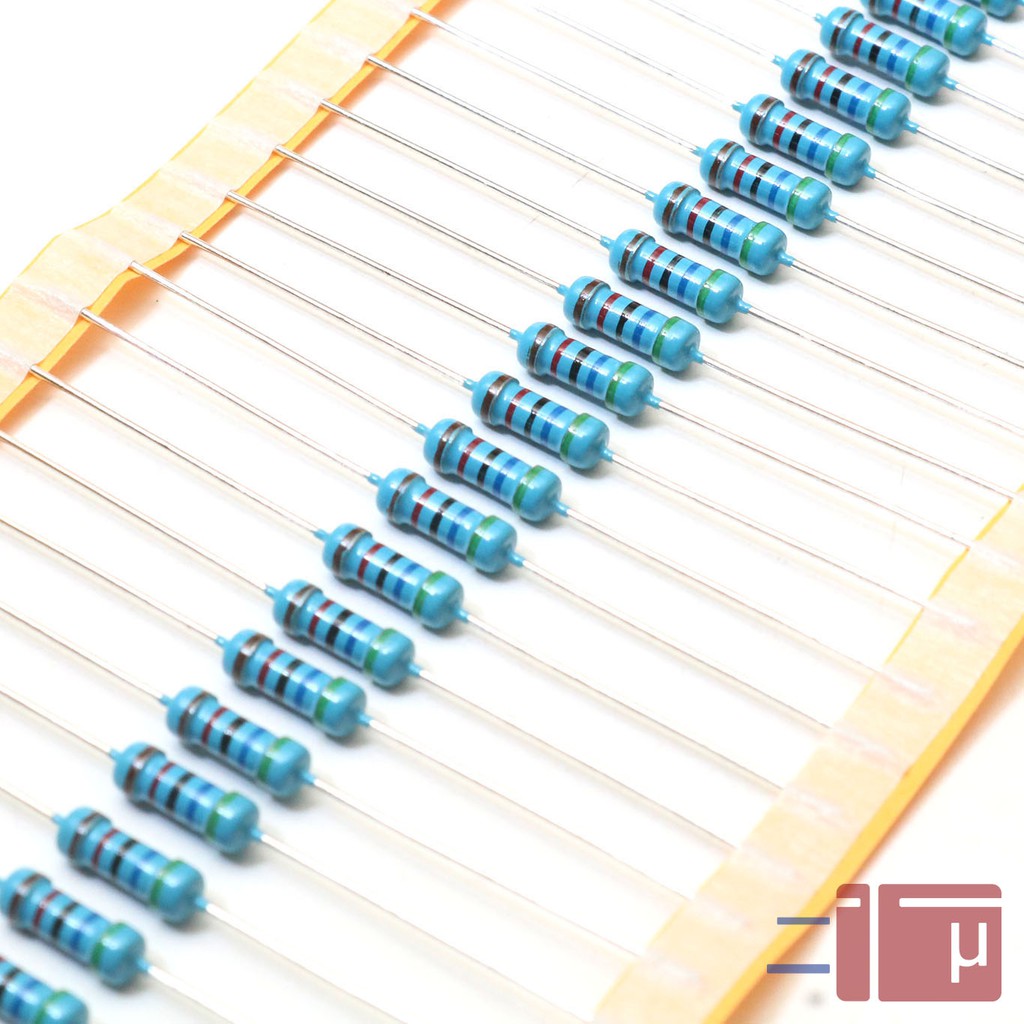 x10 Resistor 56K 1/2W Metal Film 1% Taiwan Kaki Tembaga