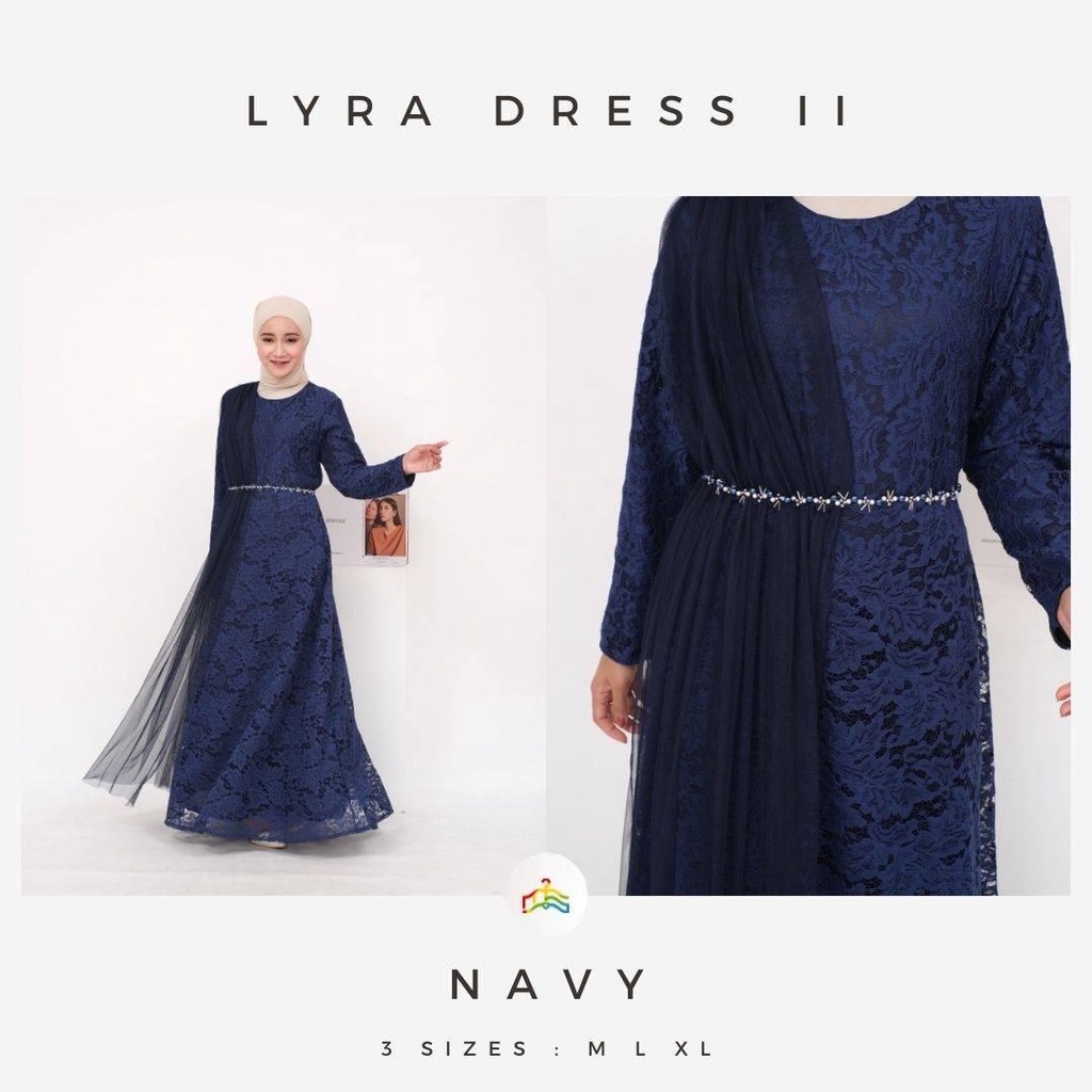 DRESS PESTA MUSLIMAH BAHAN BRUKAT