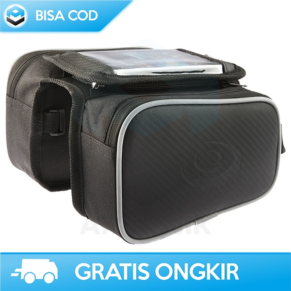 TAS SEPEDA TAHAN AIR BAG PELINDUNG CASE HP 5.5 INCH KANTONG BESAR 2813