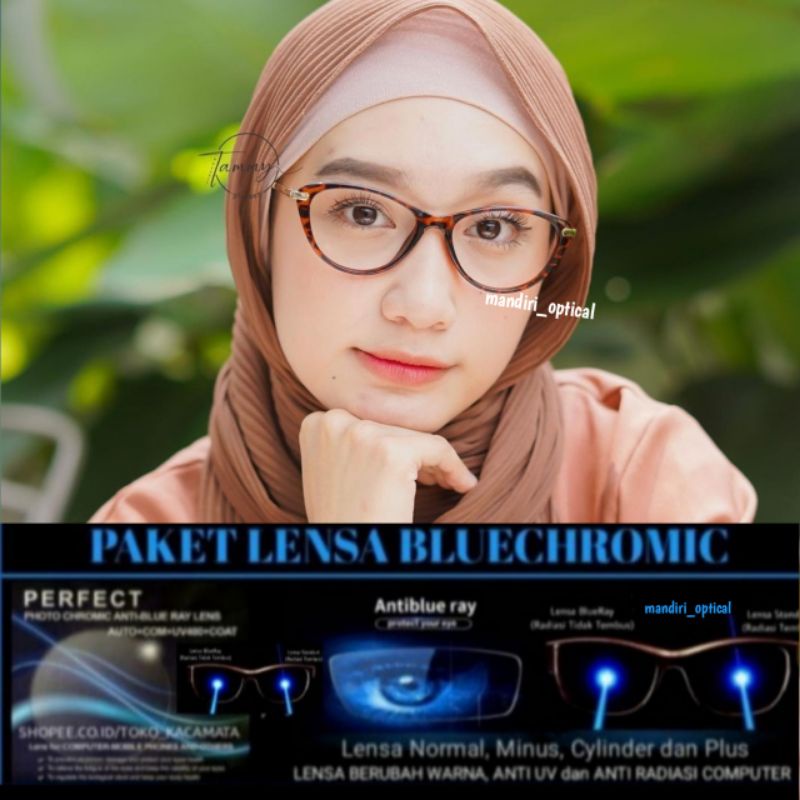 Frame kacamata cat eye (paket frame+lensa BLUERAY PHOTOCROMIC) | kacamata minus | kacamata murah | kacamata fashion | kacamata wanita | kacamata kekinian | kacamata cat eye photocromic | kacamata cat eye minus | kacamata leopard