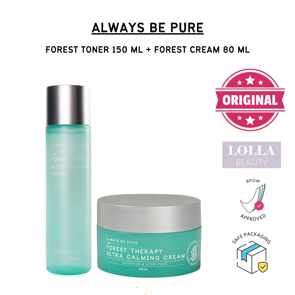 ALWAYS BE PURE - Forest Therapy Ultra Calming Duo Set ( Toner + Cream )