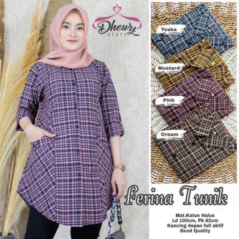 TUNIK/ FERINA TUNIK By DHEWY STORE