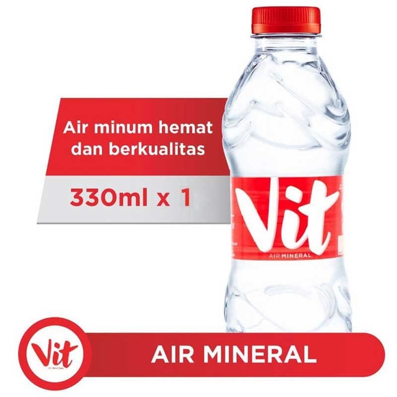 Promo Harga VIT Air Mineral 330 ml - Shopee