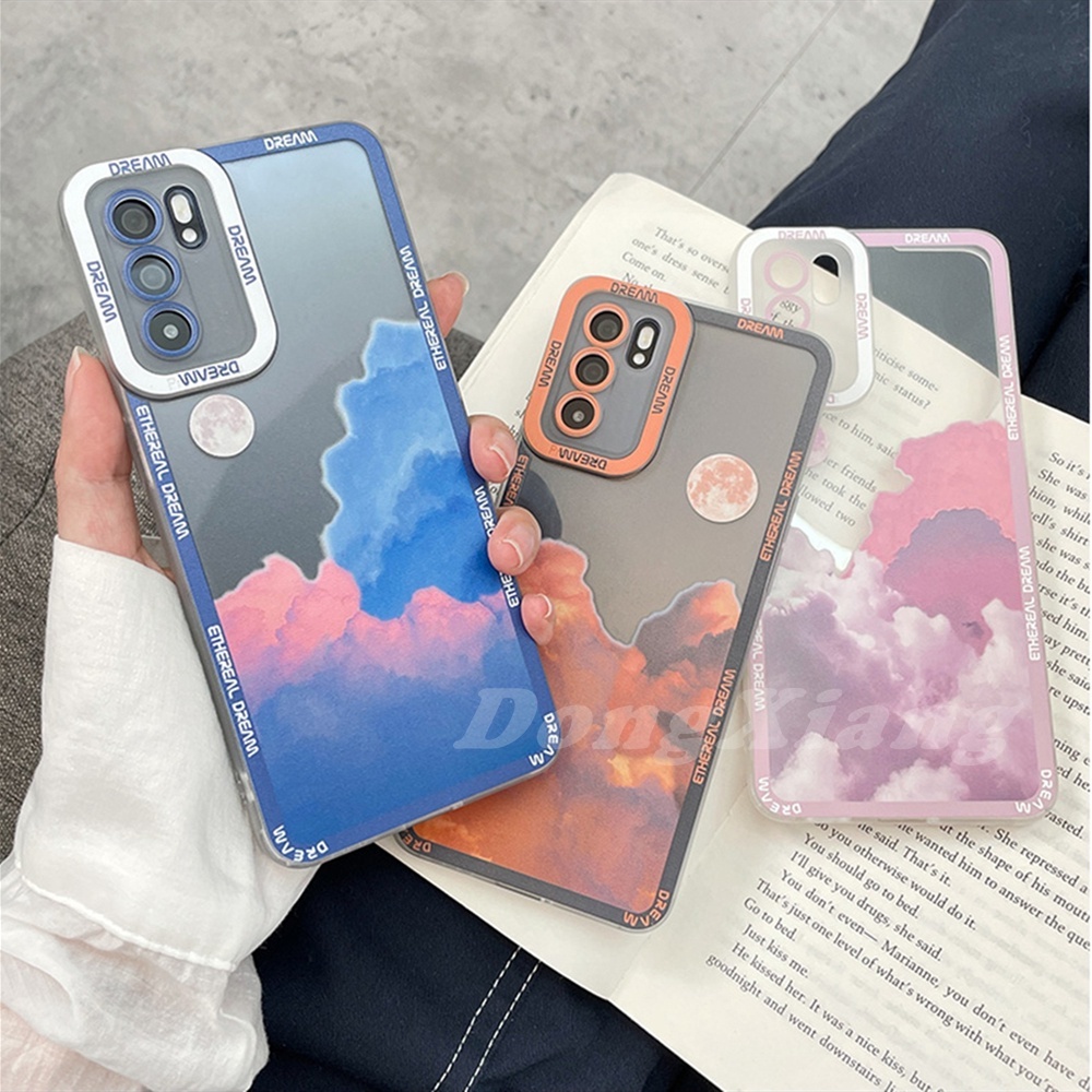 Soft Case Transparan Motif Matahari Terbenam Untuk Samsung A03 A02S A02 A21S A22 A32 A52S A72 A12 A71 A10 A51 A11 A50 A50S A30S