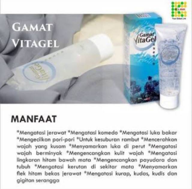 Gamat Vitagel Original K Link Gel Penghilang Jerawat Luka Bakar Flek Hitam Bekas Luka Indonesia