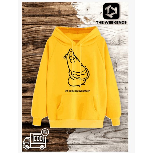 Jumper hoodie Larva toxic