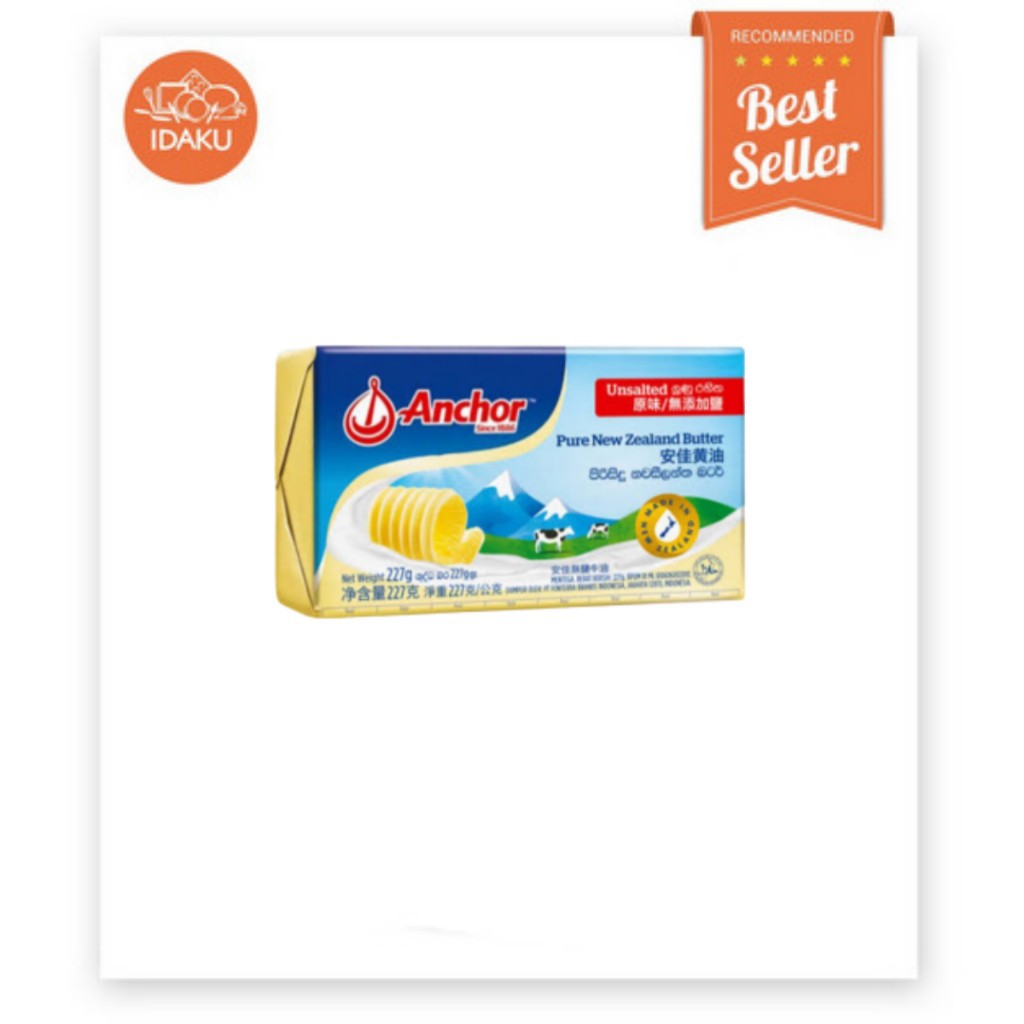 

ANCHOR UNSALTED BUTTER 227GR