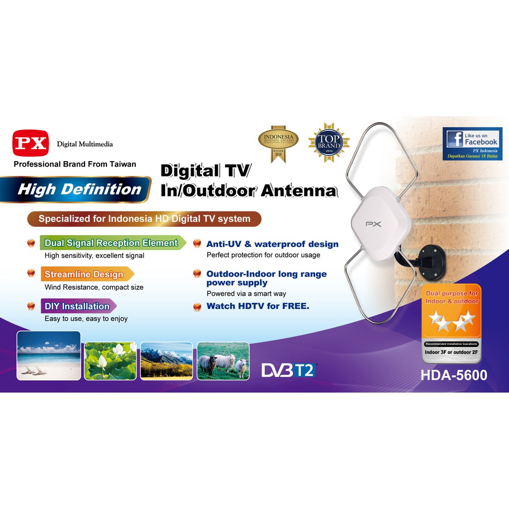 Jual Antena TV Digital PX HDA-5000 Indoor/Outdoor - Jakarta Timur -  Elektronik VB | Tokopedia