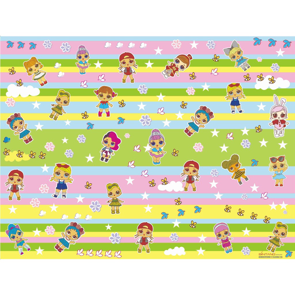 

TOKO ANQA-Kertas Kado motif LOL Surprise 180705 Uk 49 x 65 cm