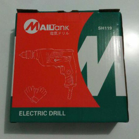 MESIN BOR TANGAN 10MM SH119 MAILTANK / MESIN BOR KAYU BESI ELECTRIC DRILL