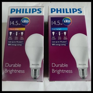  Lampu  led  Philips 14 5  Watt  lampu  hemat energi Shopee 