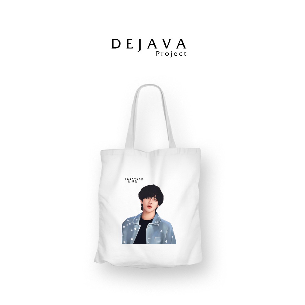 TERBARU TOTEBAG KANVAS ORIGINAL DEJAVA TOTEBAG KANVAS TERBAIK KOREA TAEHYUNG