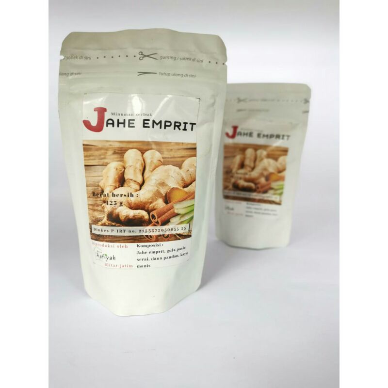 

BISA COD MINUMAN SERBUK JAMU JAHE EMPRIT 125 GRAM | KENCANA MART |