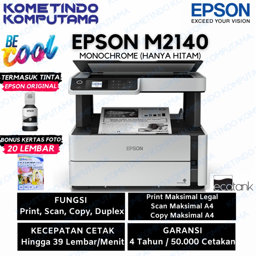 Printer Epson EcoTank Monochrome M2140 All-in-One Ink