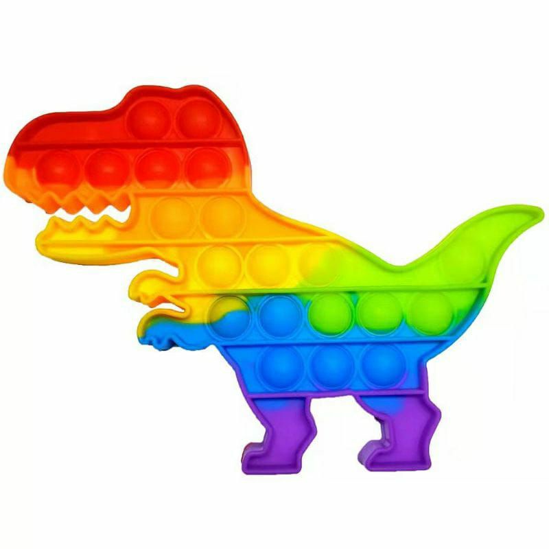 Mainan pop it Pelangi murah popit Pop Its Square rainbow multicolorbubble mainan motorik Toy Push bubble-5