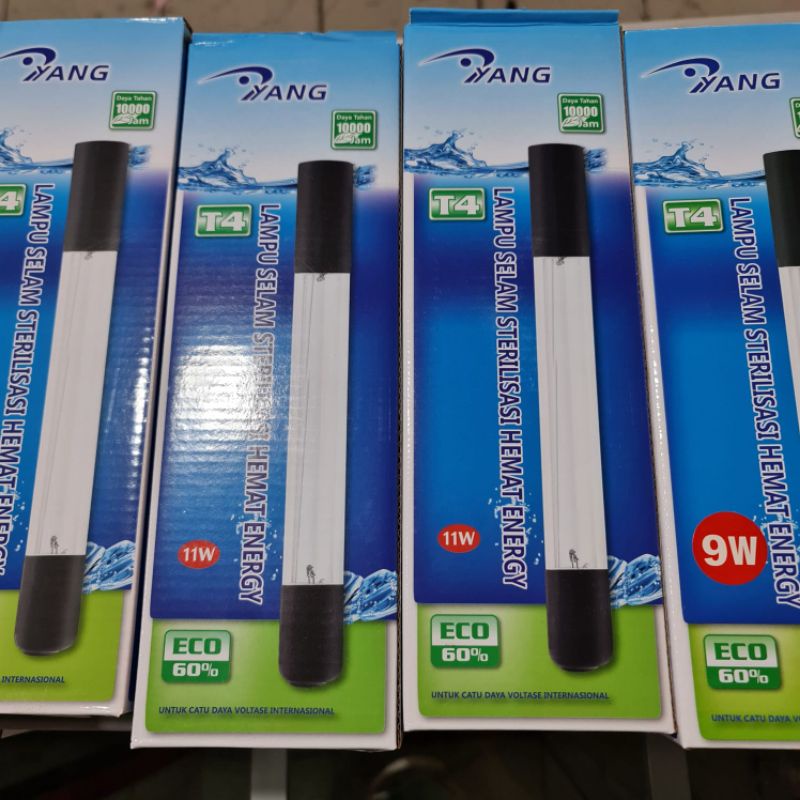 Lampu UV Yang 11 watt Lampu Sterilisasi Kolam Ikan Koi Aquarium