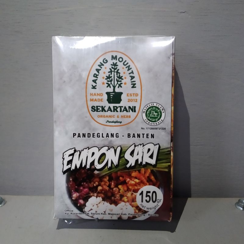 

empon sari sekartani pandeglang herbal 120gr