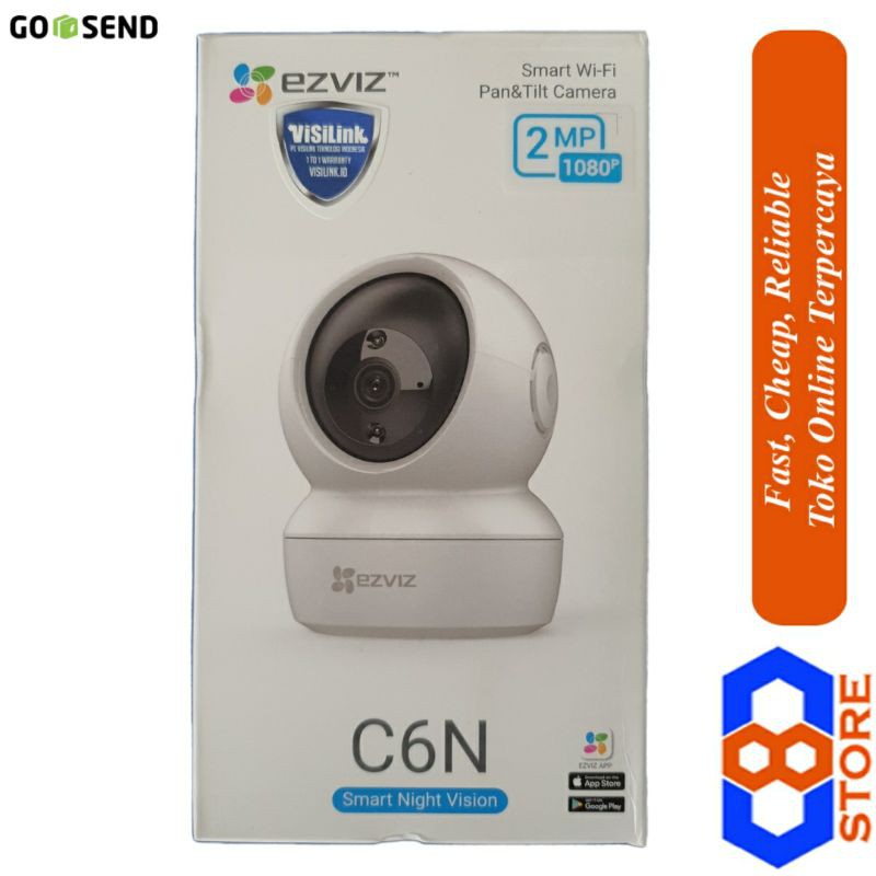 IP CAMERA BABYCAM EZVIZ C6N 1080P 2MP 360 PUTAR SOUND RESMI