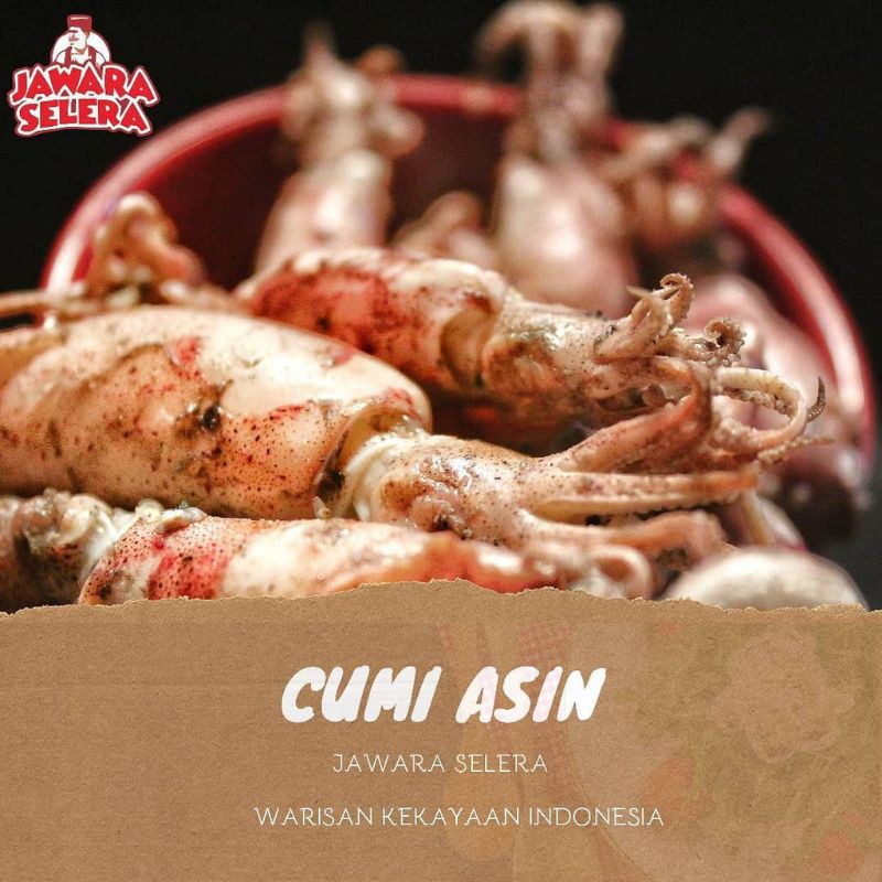 [ TERLARIS ] Sambal Cumi Asin / Sambel Cumi JS Netto 135gram / Sambel Baby Cumi