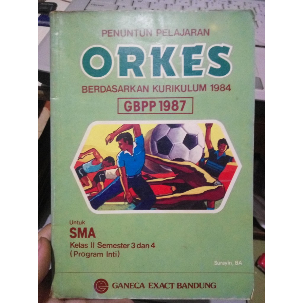 Buku Penuntun Pelajaran Orkes GBPP 1987 Untuk SMA