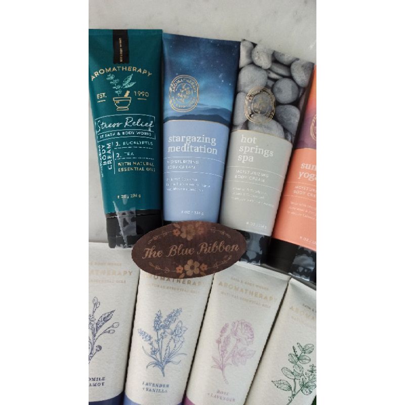 BATH AND BODY WORKS AROMATHERAPY BODY CREAM